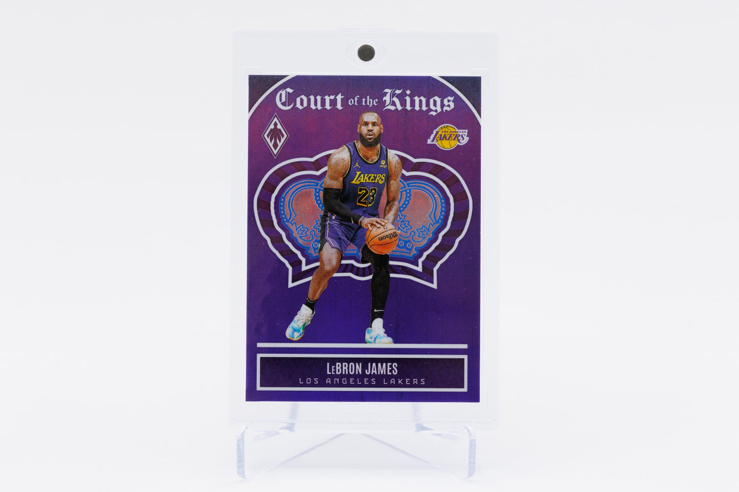 2023-2024 Panini Phoenix - Lebron James 29/75 Court of the Kings Purple