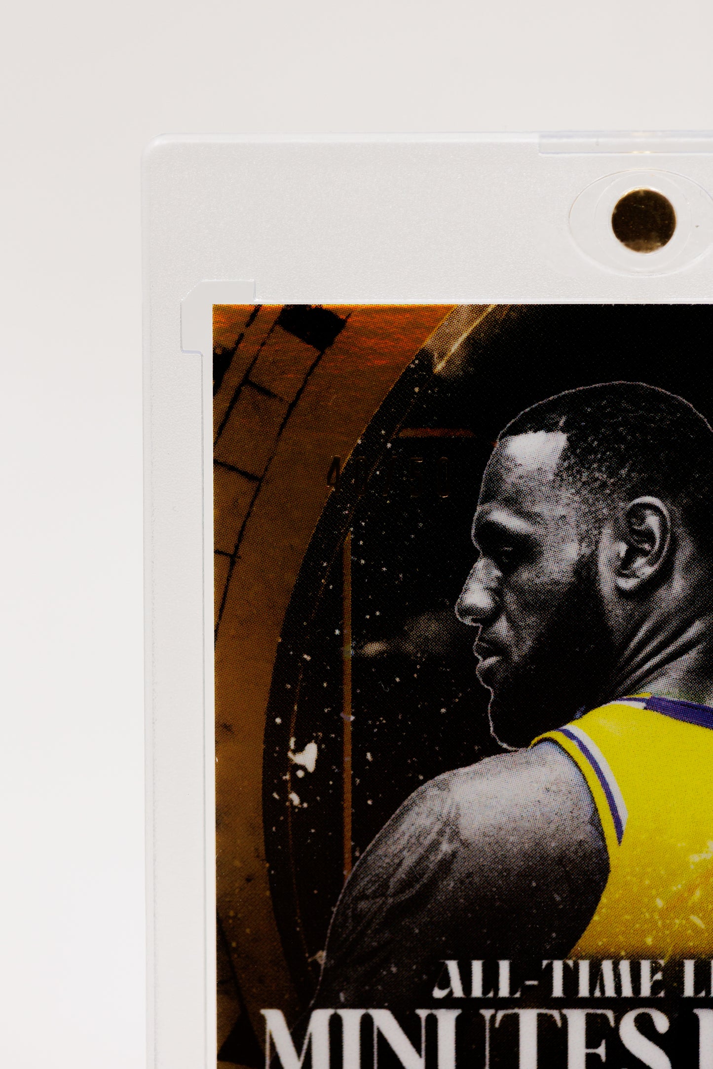 2024 Topps Now - LeBron James All Time Leader Minutes Played Gold Parallel #40/50