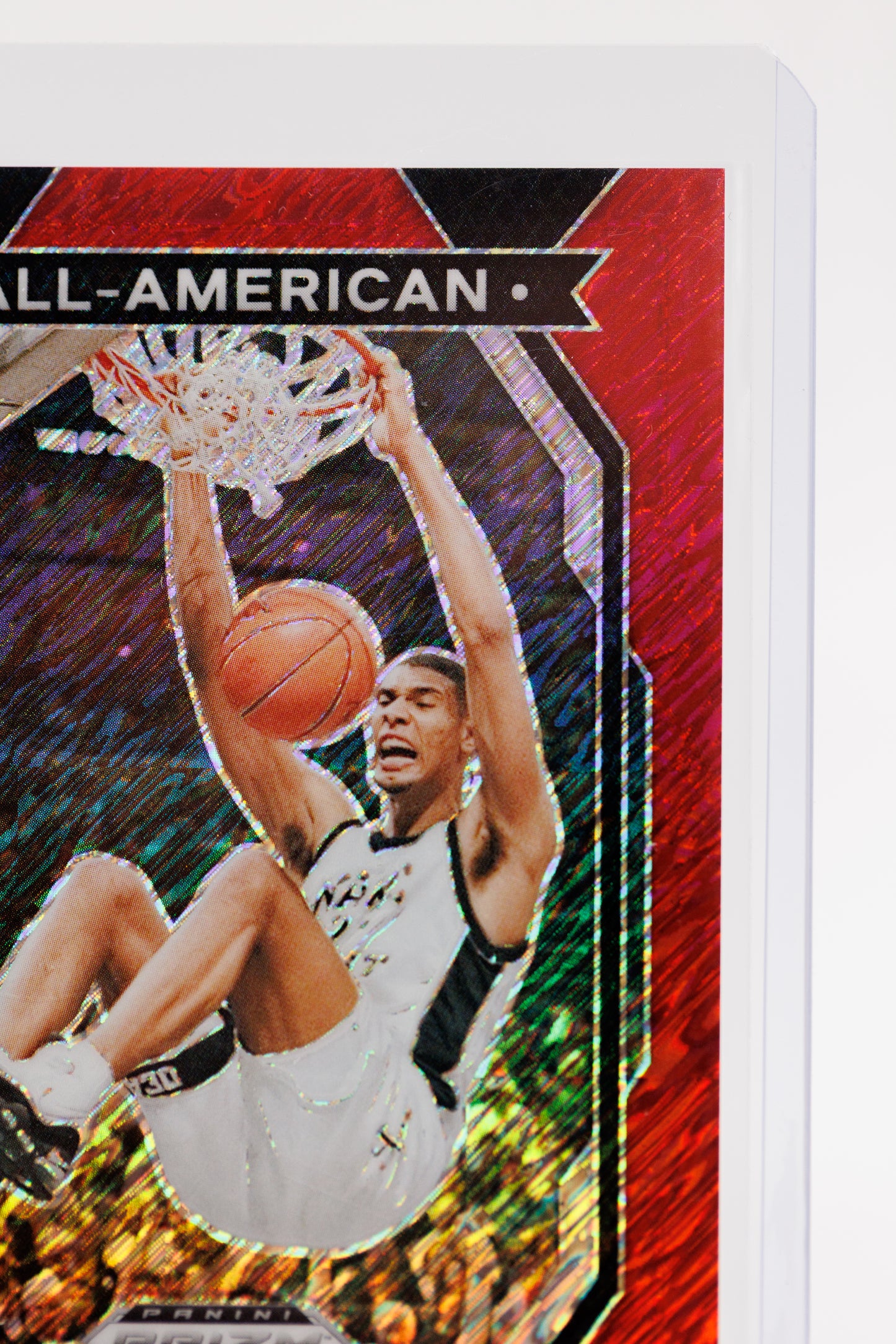 2024 Panini Prizm Draft Picks - Tim Duncan - All-American Red Shimmer 5/9 FOTL