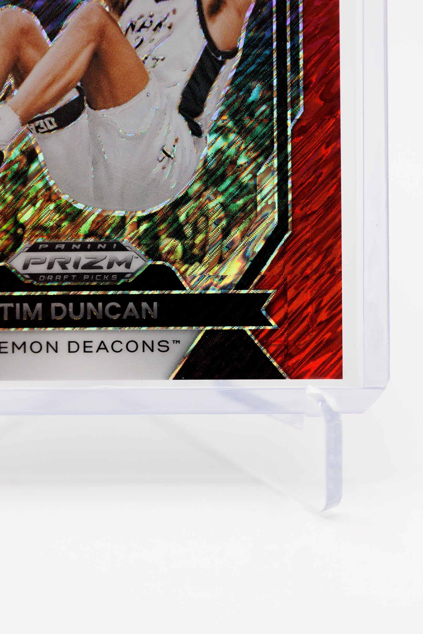 2024 Panini Prizm Draft Picks - Tim Duncan - All-American Red Shimmer 5/9 FOTL
