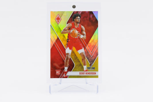 2023-2024 Panini Phoenix - Scoot Henderson Rookie 38/49 Yellow Prizm