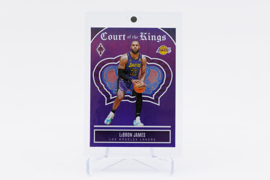 2023-2024 Panini Phoenix - Lebron James 29/75 Court of the Kings Purple